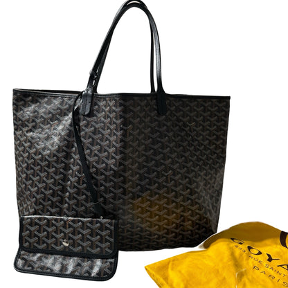 Used GOYARD Tote GM Shoulder Bag Black PHW