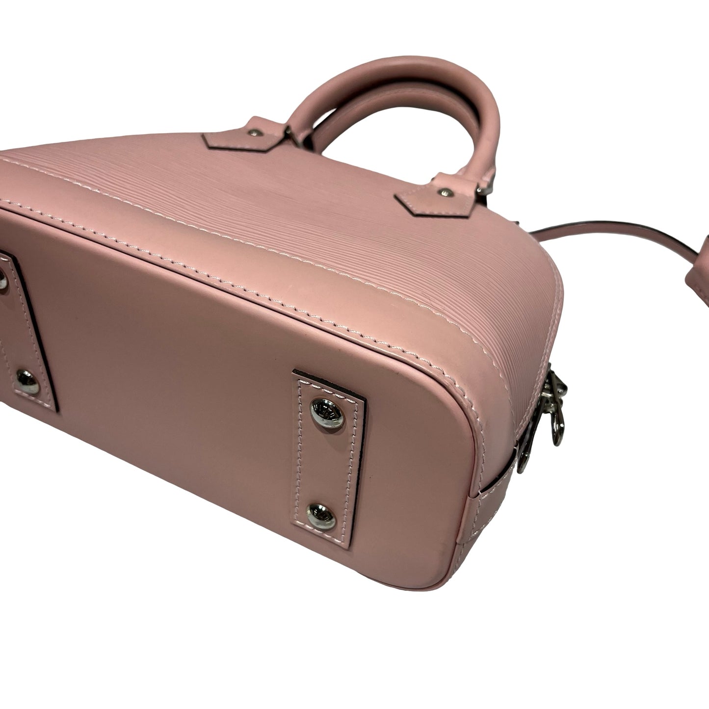 Used LOUIS VUITTON Epi Leather Alma BB Two Way Shoulder Bag Pink GHW
