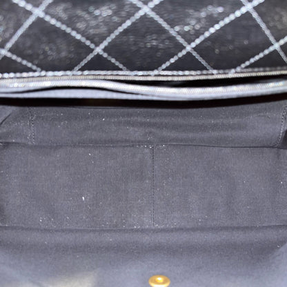 Used CHANEL Flap Shoulder Bag Black GHW