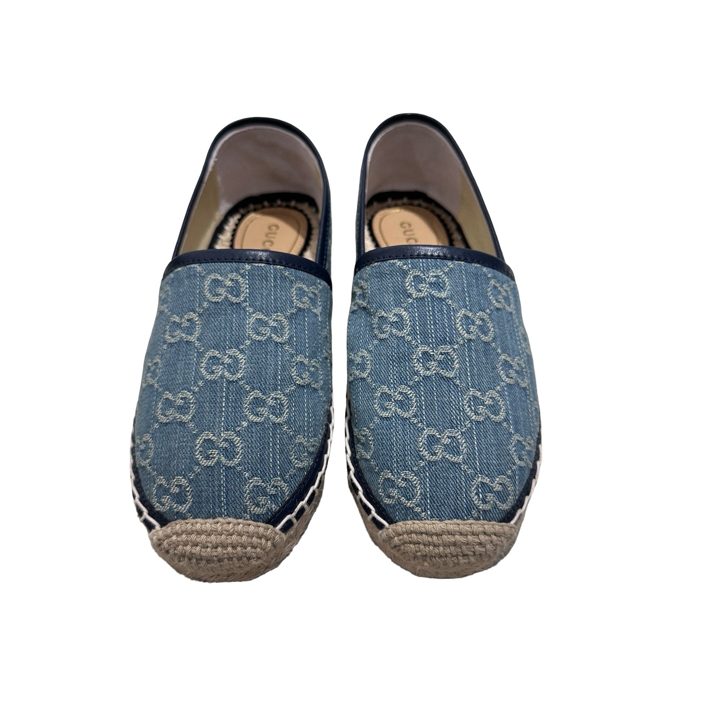 Used GUCCI DENIM SHOES Shoes Blue