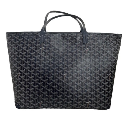 Used GOYARD Goyardine Saint Louis Tote Bag Navy