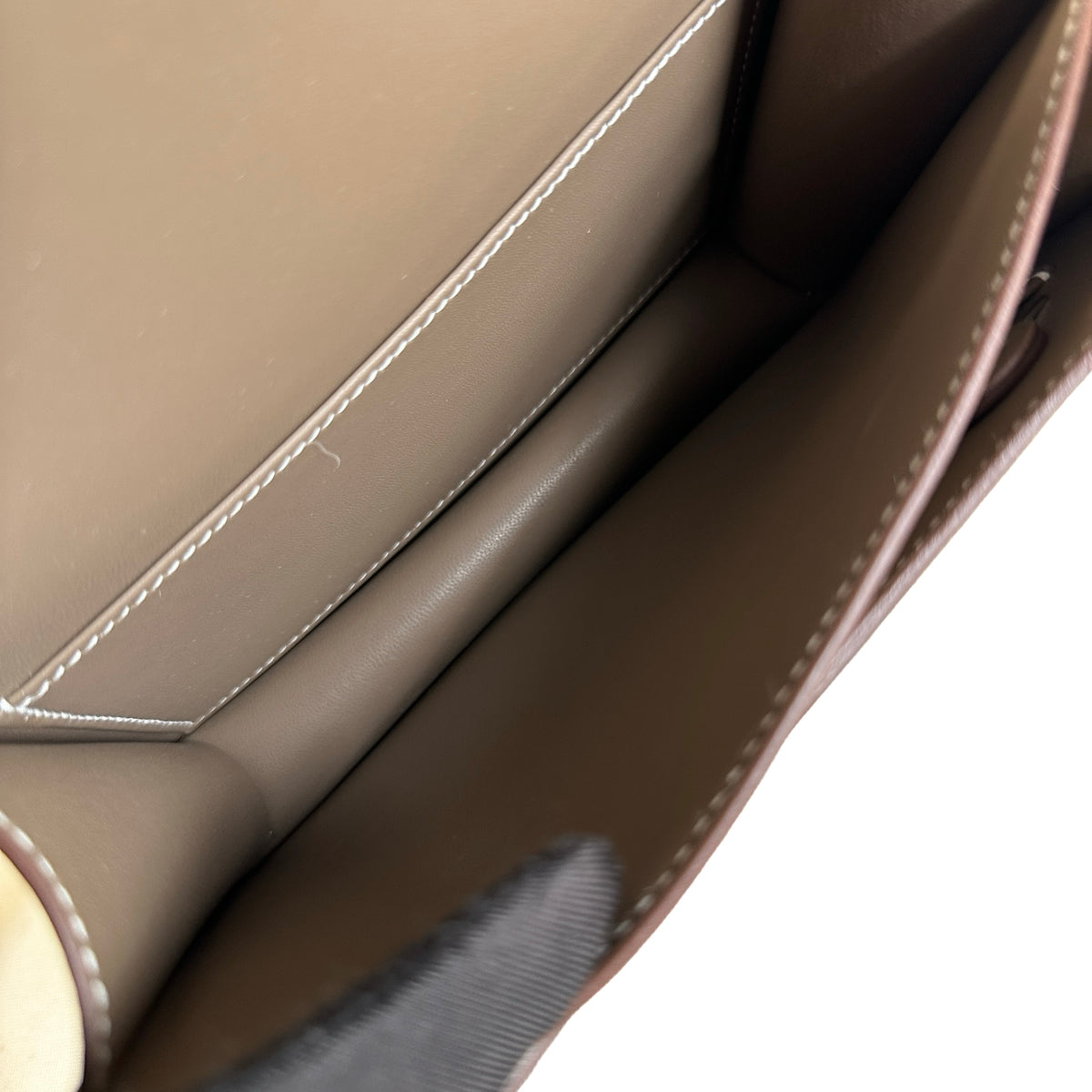 Brand New HERMES Epsom Mini Constance Shoulder Bag Etoupe PHW