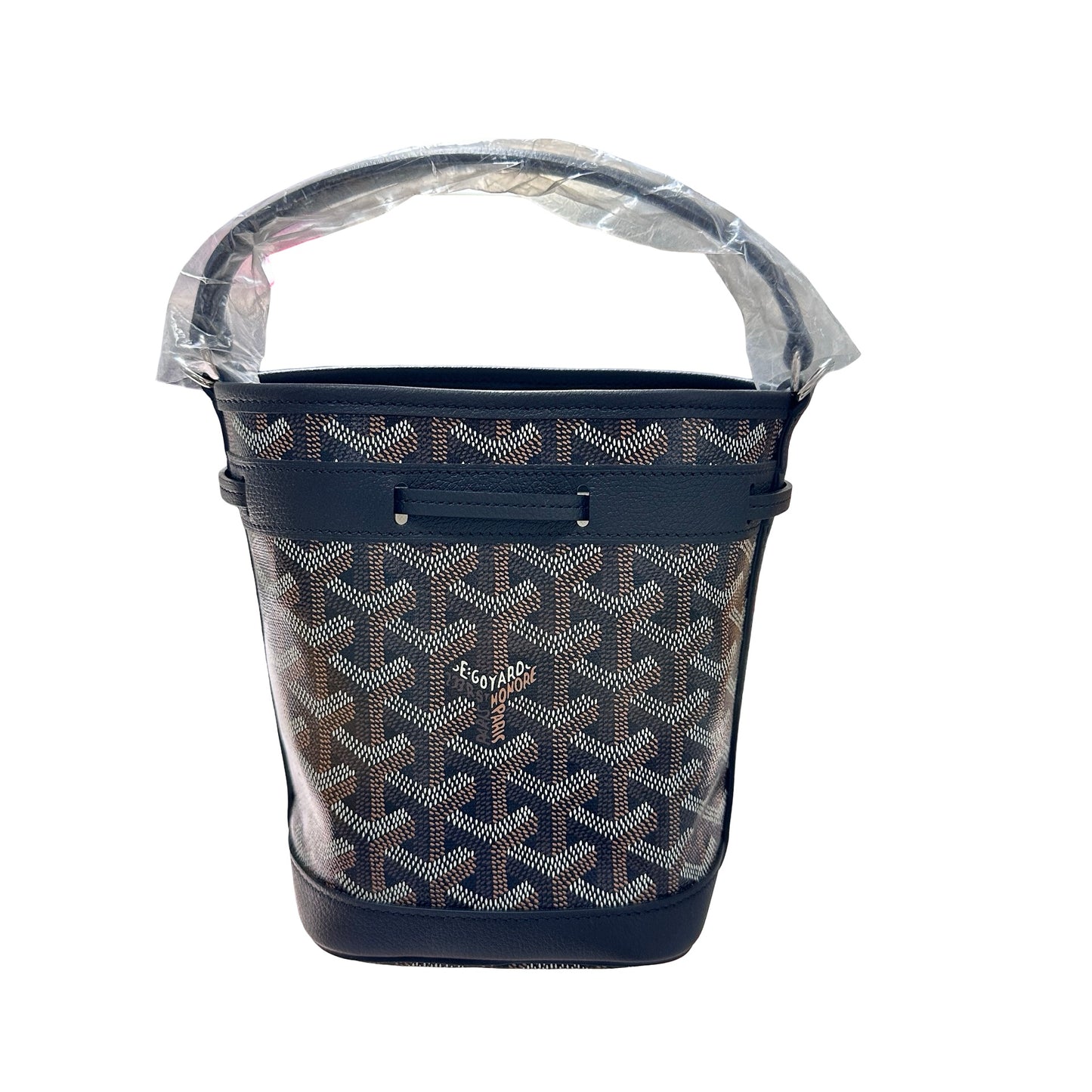 New GOYARD Mini Bucket Bag Black PHW