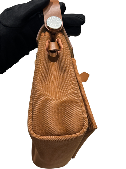 Brand New HERMES Mini Herbag Shoulder Bag Gold PHW
