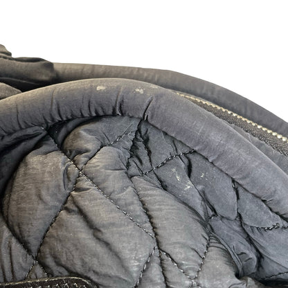 Used CHANEL Quilted Nylon Coco Cocoon Travel Bag Black PHW