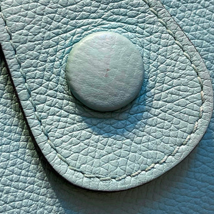 Used HERMÈS Evelyne Shoulder Bag 3P Bleu Atoll PHW