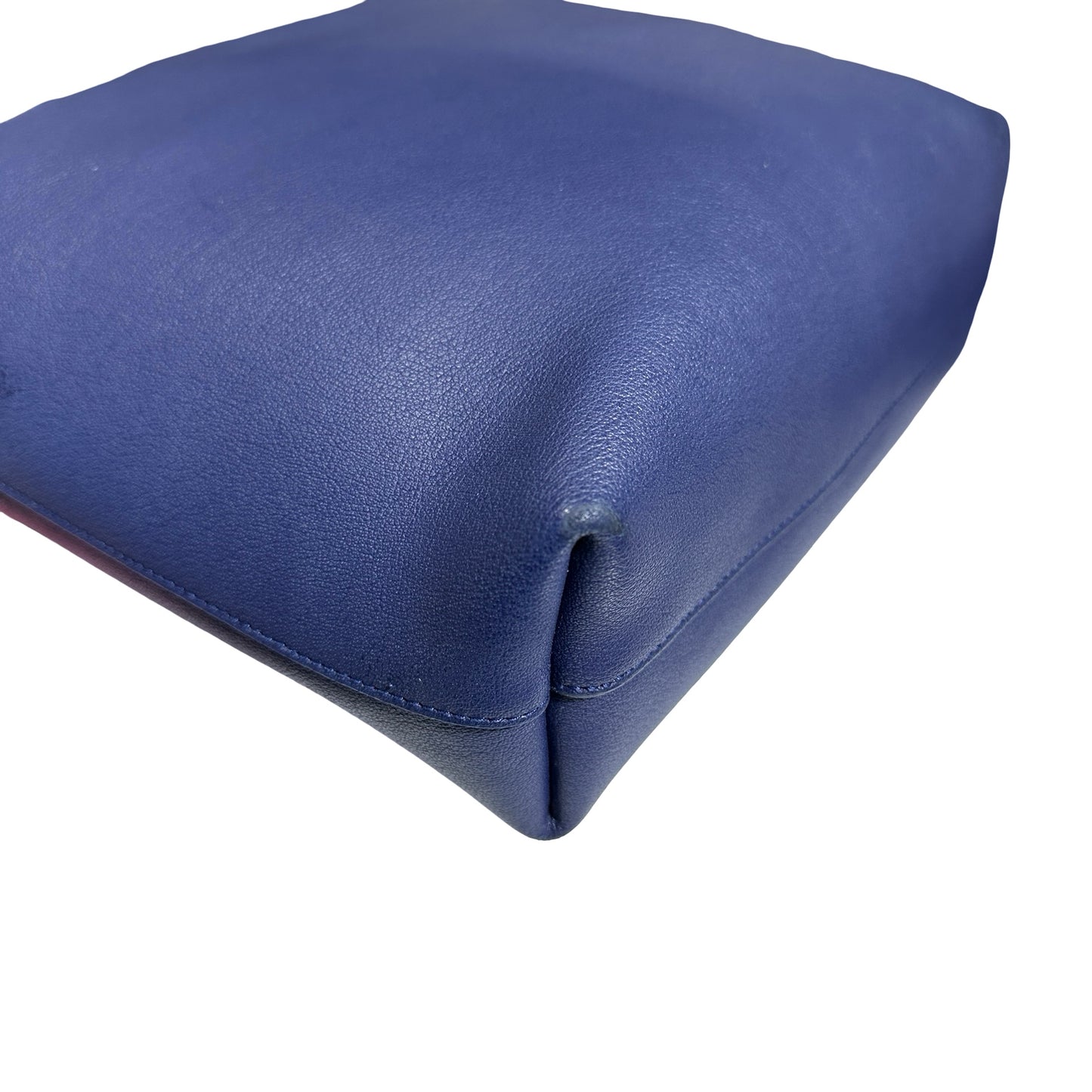 Used SAINT LAURENT Tote Bag Navy Blue GHW