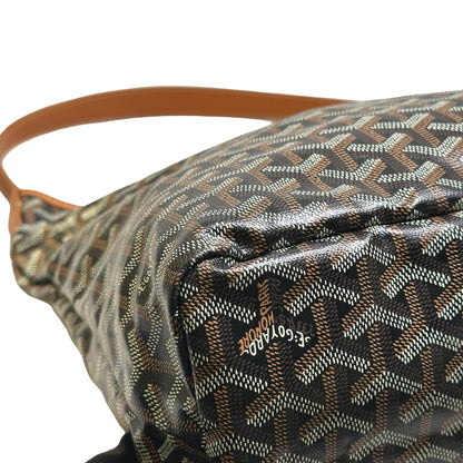 Used GOYARD Goyardine HOBO BAG Hobo Bag Black Brown