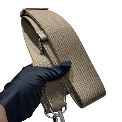 Used HERMES Clemence Evelyne 29 Cross body bag Etoupe PHW