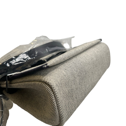 Brand New HERMES Canvas Leather Mini Herbag Handbag Navy Beige