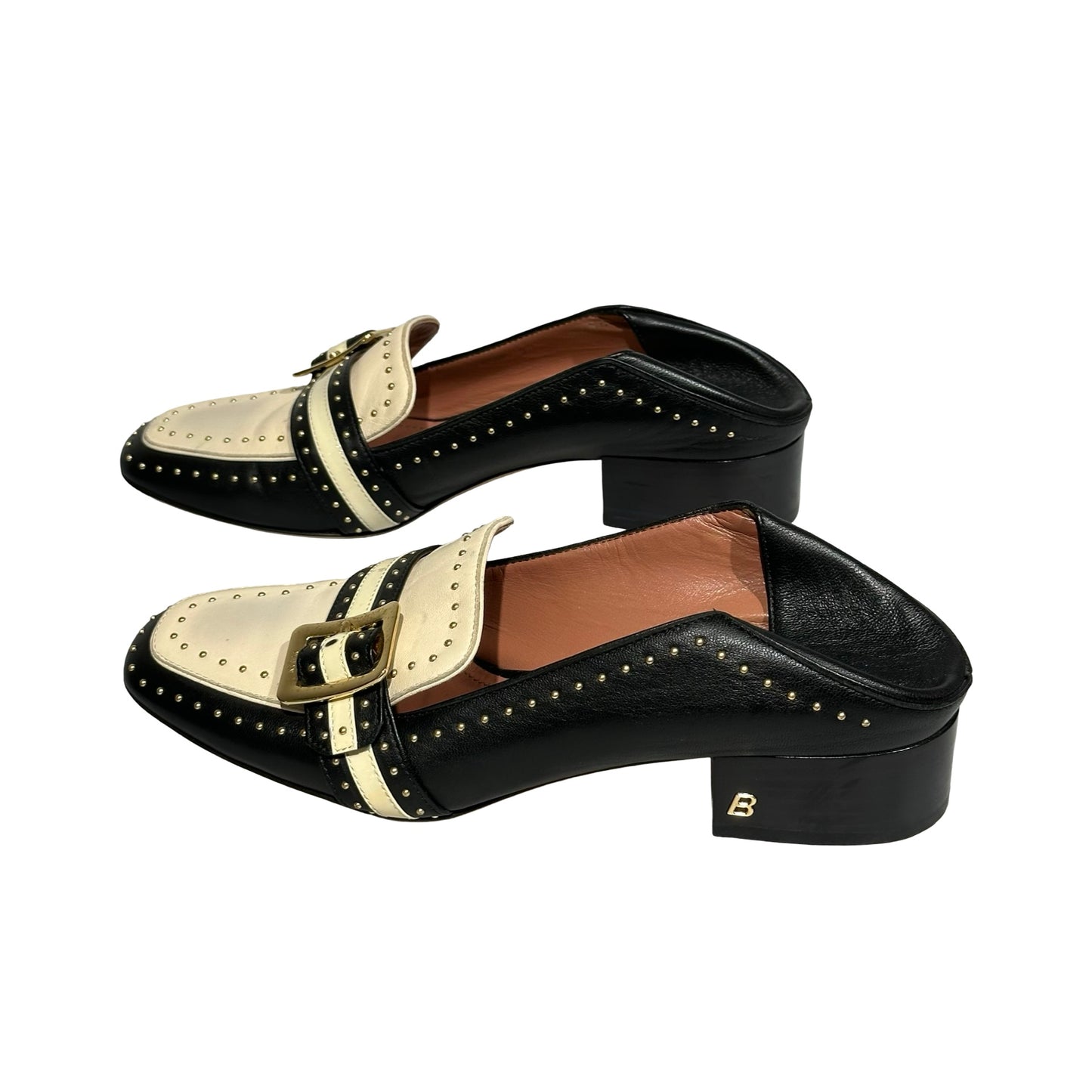 Used BALLY Shoes Black White
