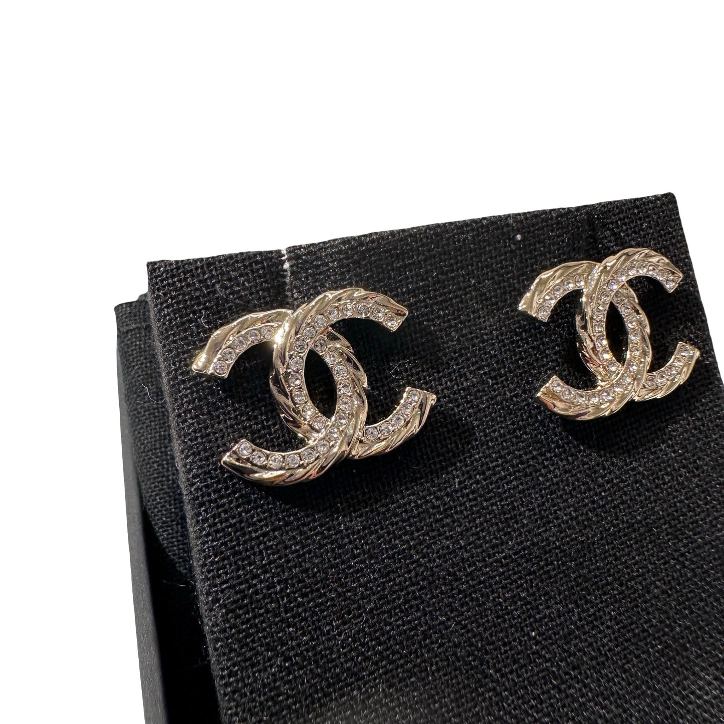 Used CHANEL Earrings Gold