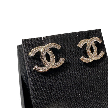 Used CHANEL Earrings Gold