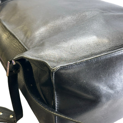 Used BALENCIAGA Leather Backpack Black
