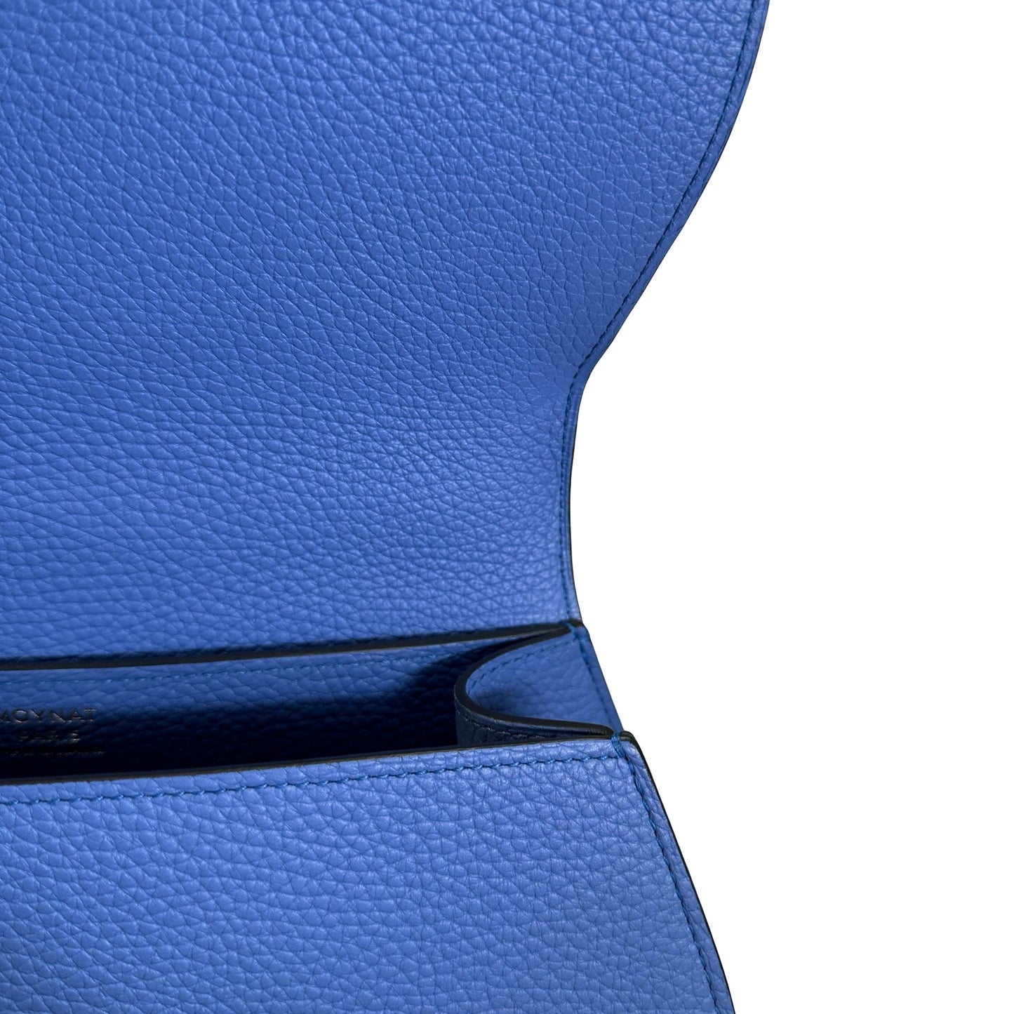 Used MOYNAT Taurillon Rejane Handbag Blue