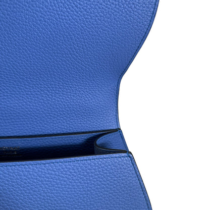 Used MOYNAT Taurillon Rejane Handbag Blue