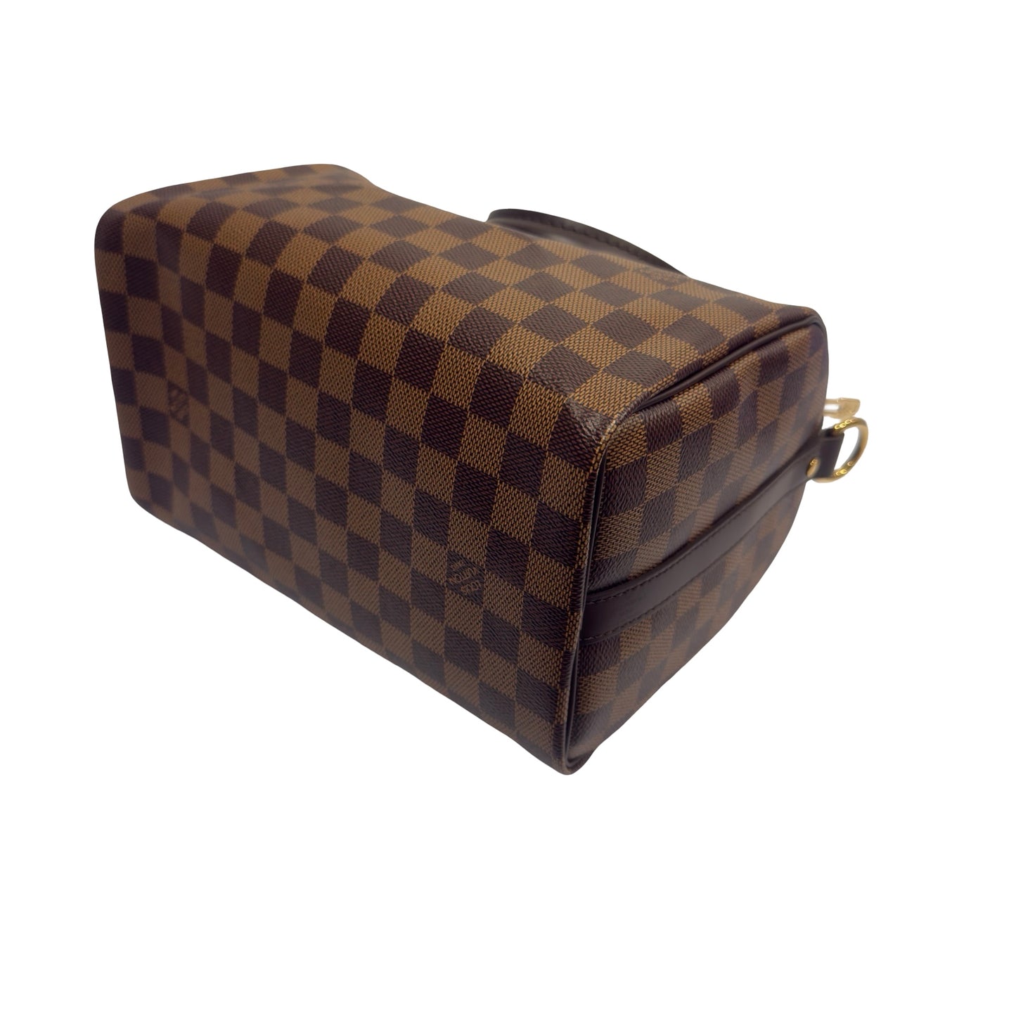 Brand New LOUIS VUITTON Damier Ebene Speedy 25 Handbag Brown，GHW