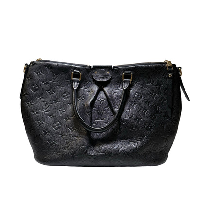 LOUIS VUITTON Monogram Mazarine Tote Bag Black GHW