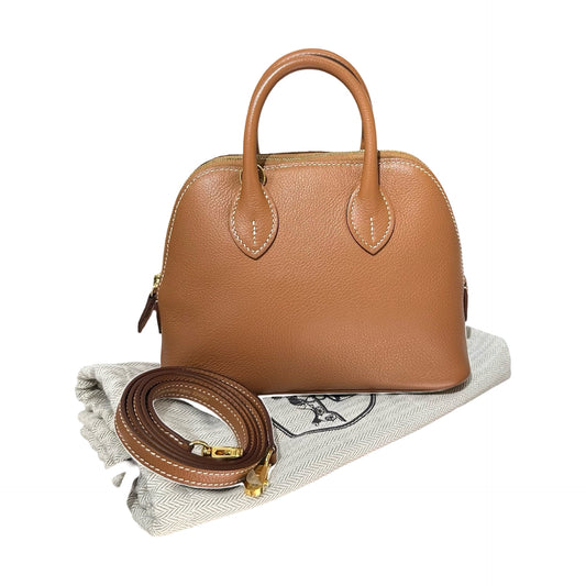Used HERMÈS Mini Bolide Shoulder Bag Gold (37) GHW