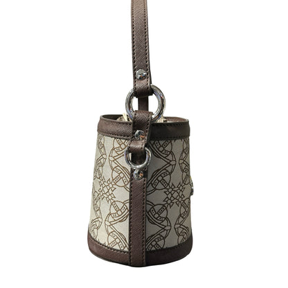 Used VIVIENNE WESTWOOD Betty Small Bucket Bucket Bag Brown PHW