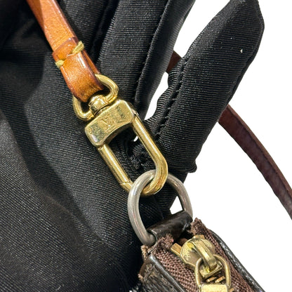 Used Louis Vuitton Monogram Eclipse coated canvas Pochette Shoulder Bag Monogram GHW