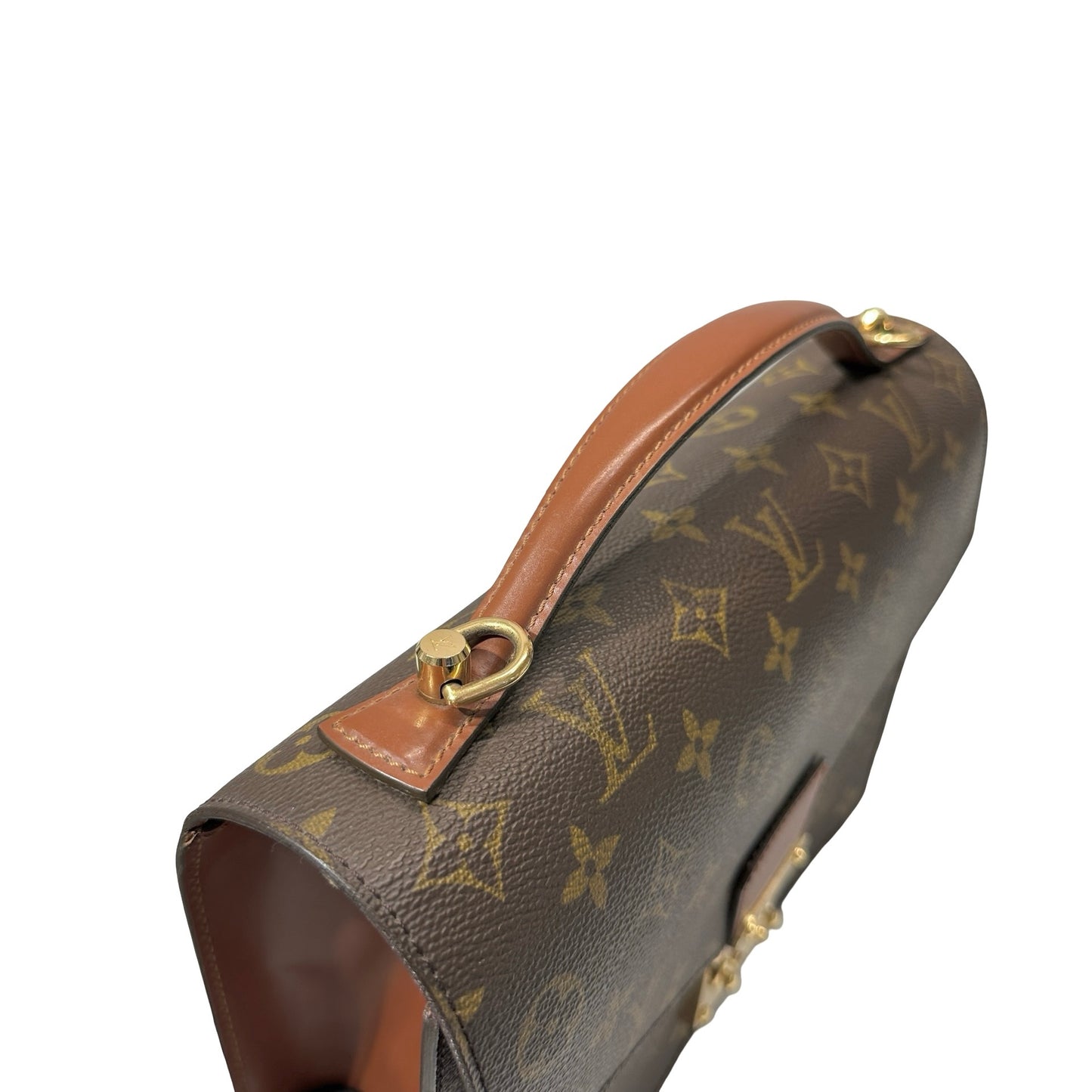 Used Louis Vuitton Monogram Cross Body Bag Brown GHW