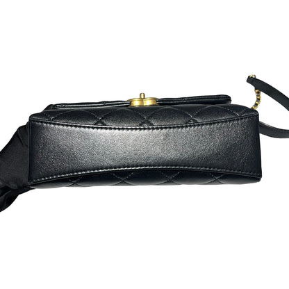 Used CHANEL Shoulder Bag Black GHW