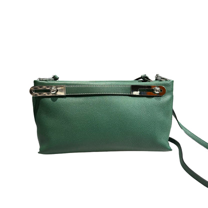 Used LOEWE Cross Body Bag GREEN PHW