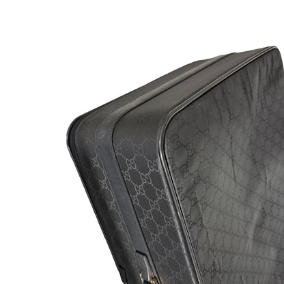 Used GUCCI GG Monogram GG Monogram Luggage Luggage Black
