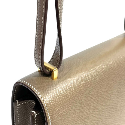 Used HERMES Epsom Constance Cross body bag Etoupe