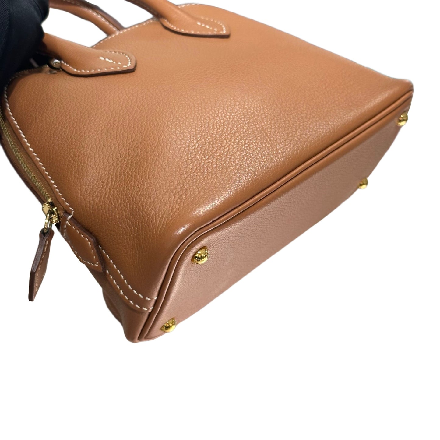 Used HERMÈS Mini Bolide Shoulder Bag Gold (37) GHW