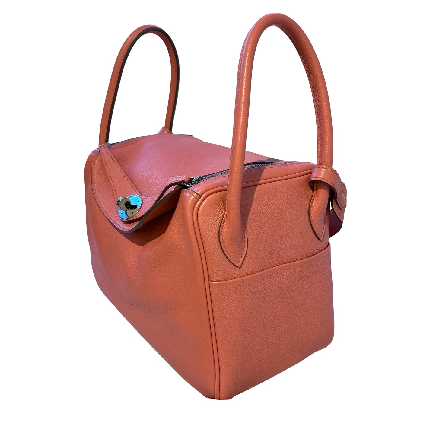 Used Hermès Lindy 26 Shoulder Bag Pink PHW