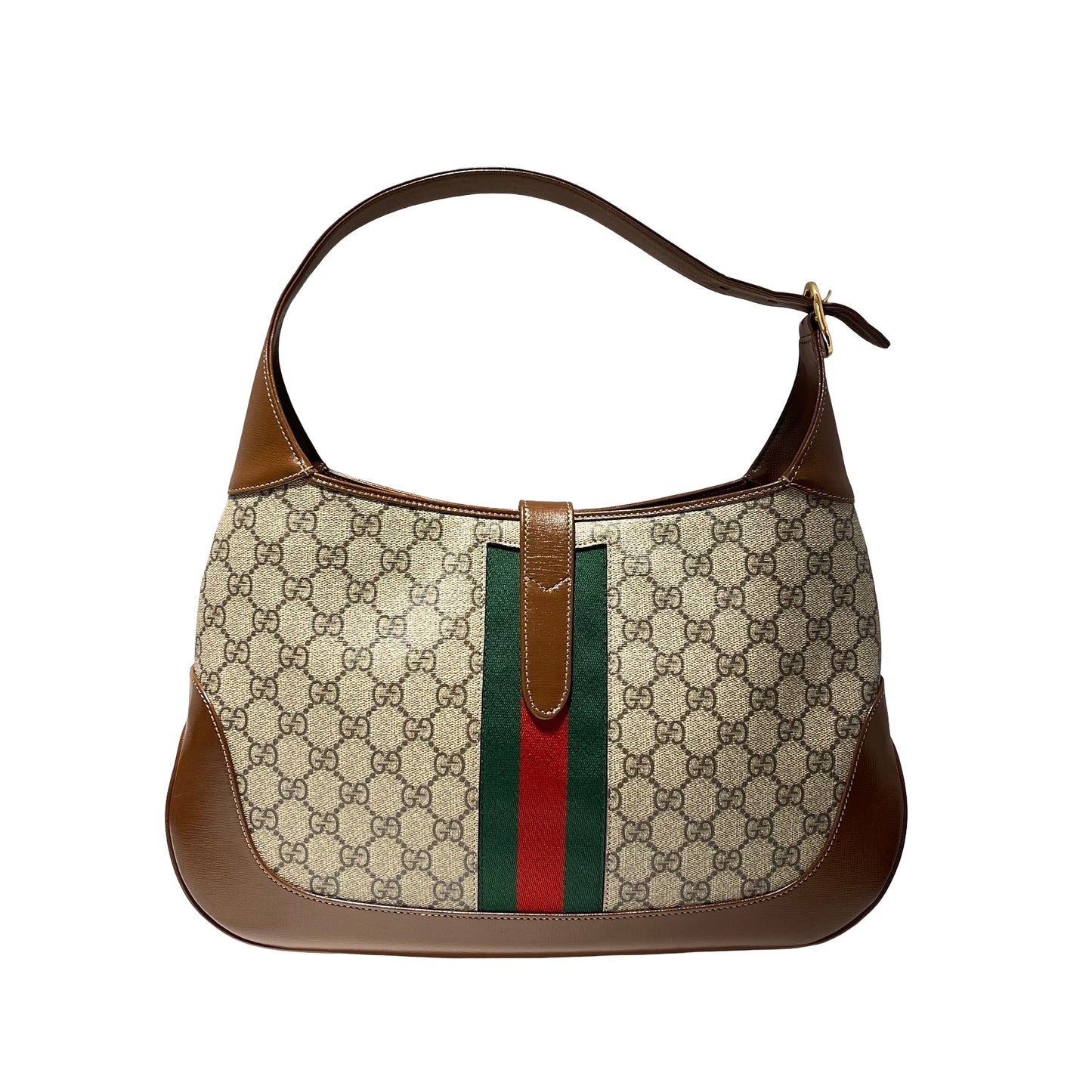 Used GUCCI Shoulder Bag Brown GHW