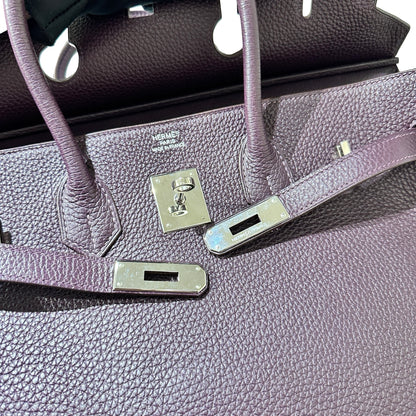 Used Hermès Birkin Handbag Purple PHW