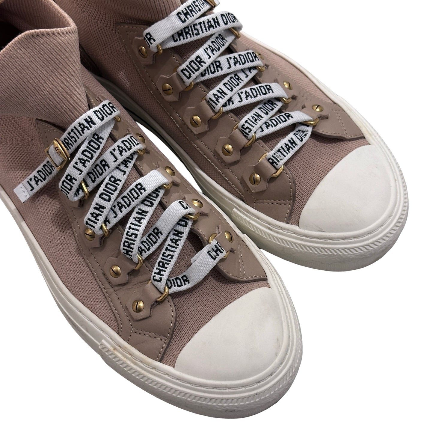 Used DIOR Sneakers Shoes Beige White