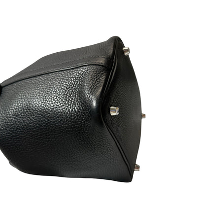 Used HERMÈS Picotin 18 Bucket Bag Black PHW