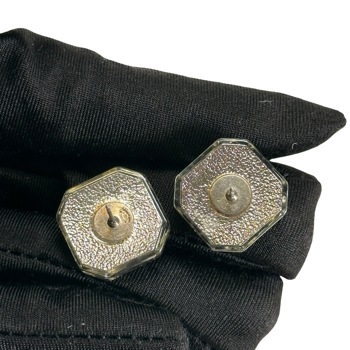 Used CHANEL Earrings Black