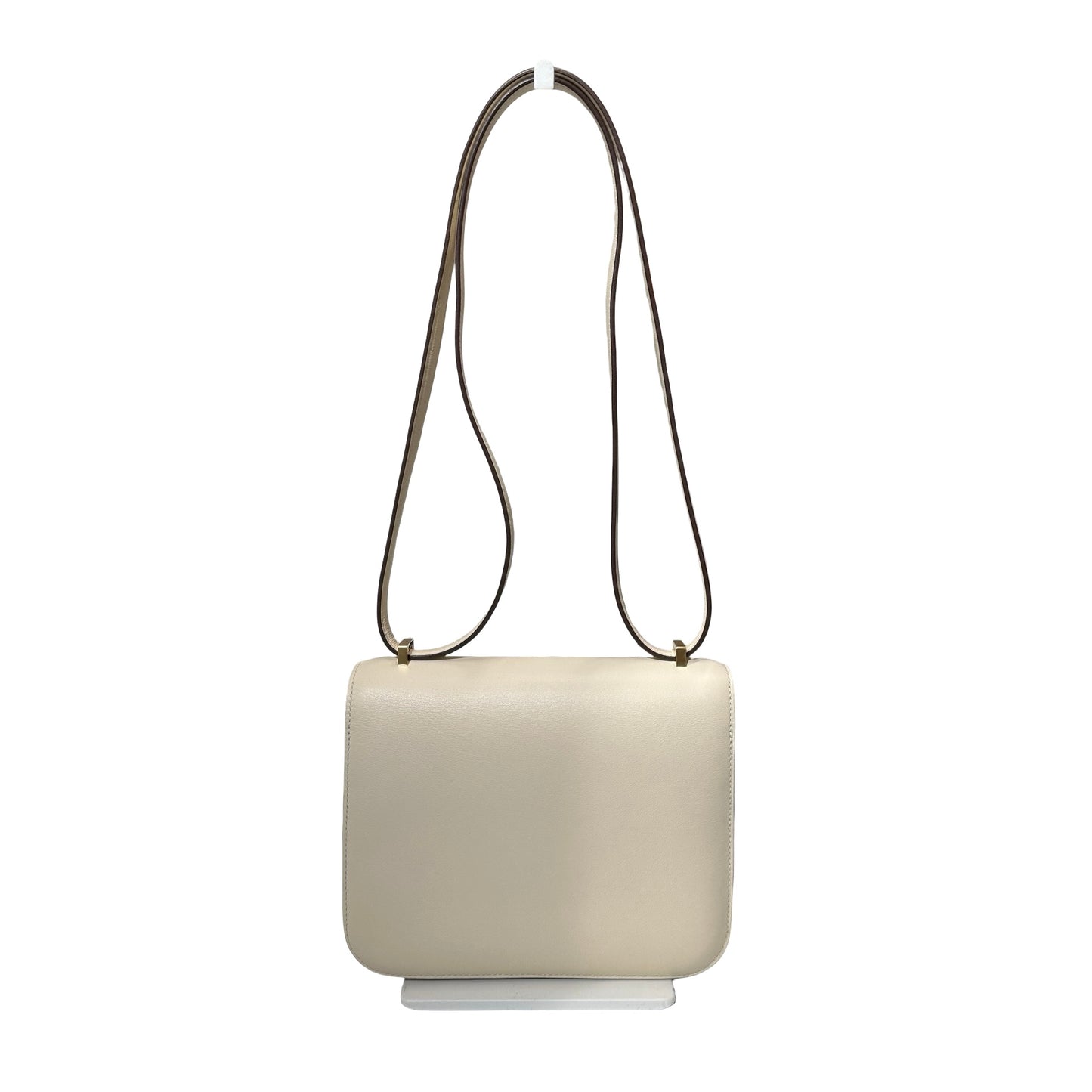Used Hermès Epsom Leather Mini Constance Shoulder Bag GHW Nata