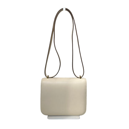 Used Hermès Epsom Leather Mini Constance Shoulder Bag GHW Nata