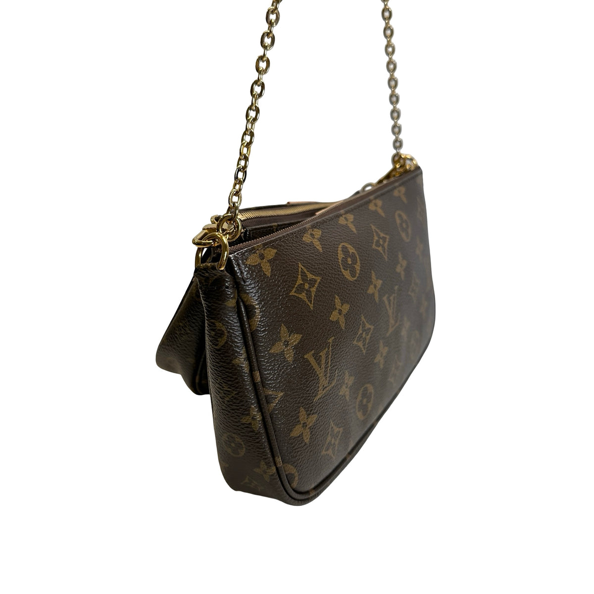 Used LOUIS VUITTON Monogram Multi Pochette Accessories Cross body bag Brown