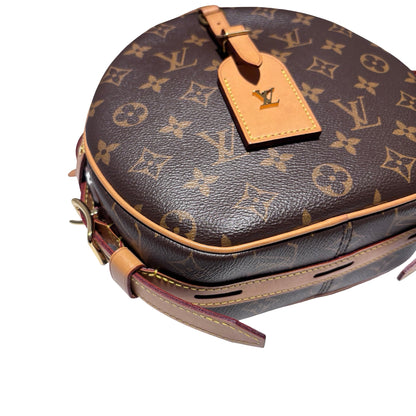 Used LOUIS VUITTON Boîte Chapeau Souple Cross Body Bag Brown