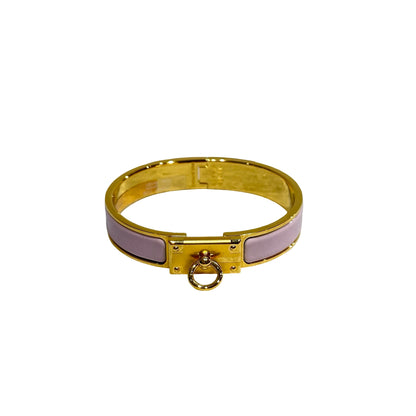 Unused HERMÈS H Bracelet BANGLE Pink