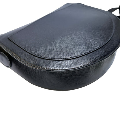 Used DIOR Epi Leather Vintage cross body Shoulder Bag Black GHW