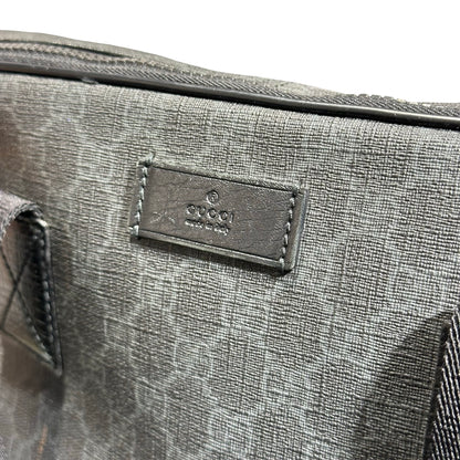 Used GUCCI GG CANVAS Handbag Briefcase Black