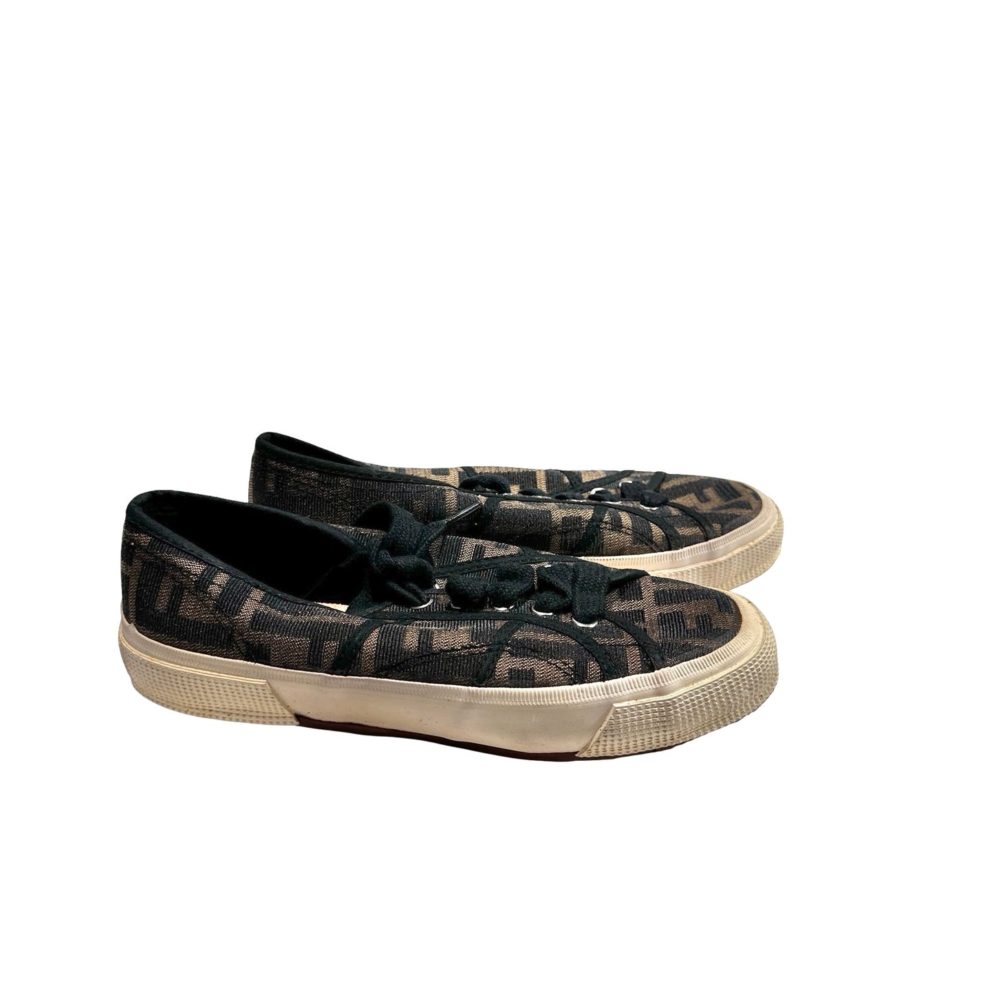 Used FENDI Sneakers Brown