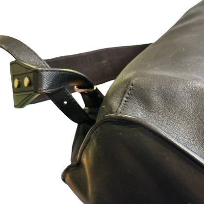 Used BALENCIAGA Leather Backpack Black