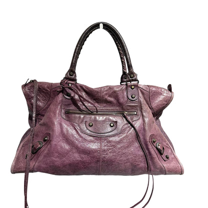 Used BALENCIAGA Shoulder Bag Purple