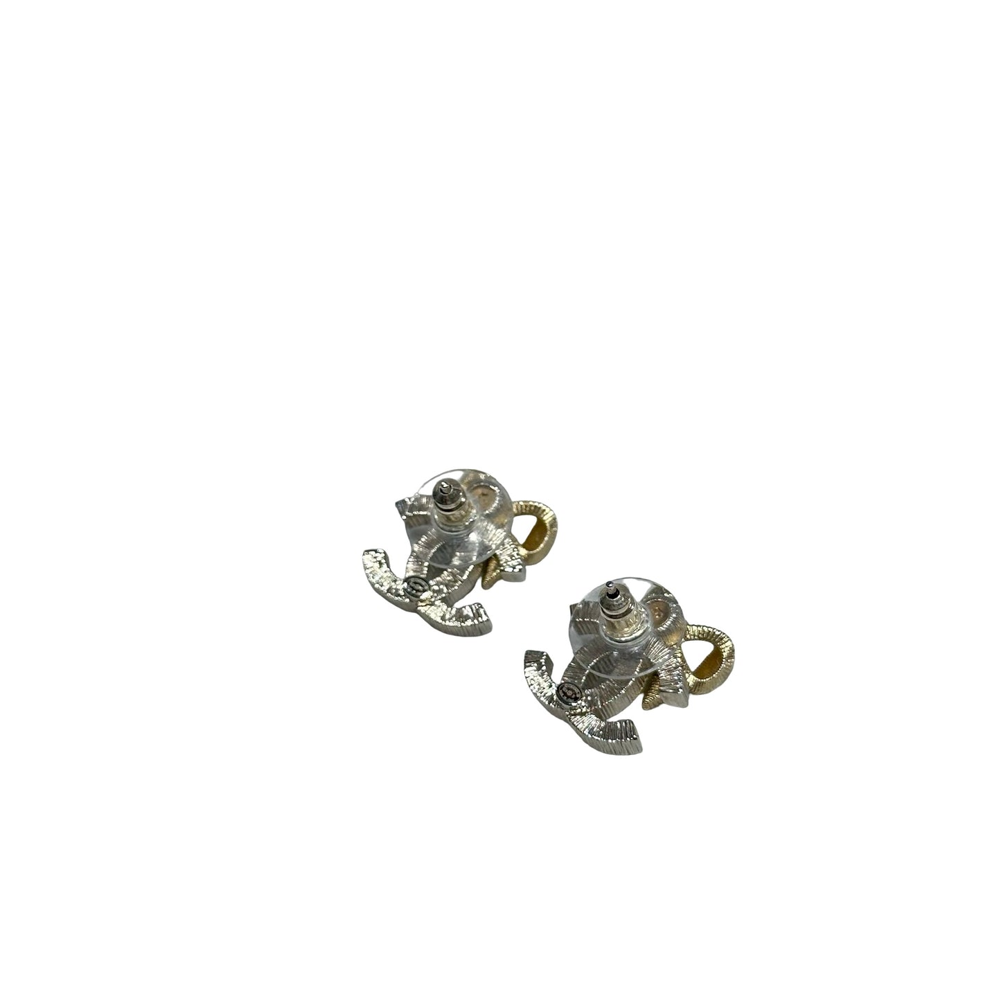 Unused CHANEL Earrings Gold