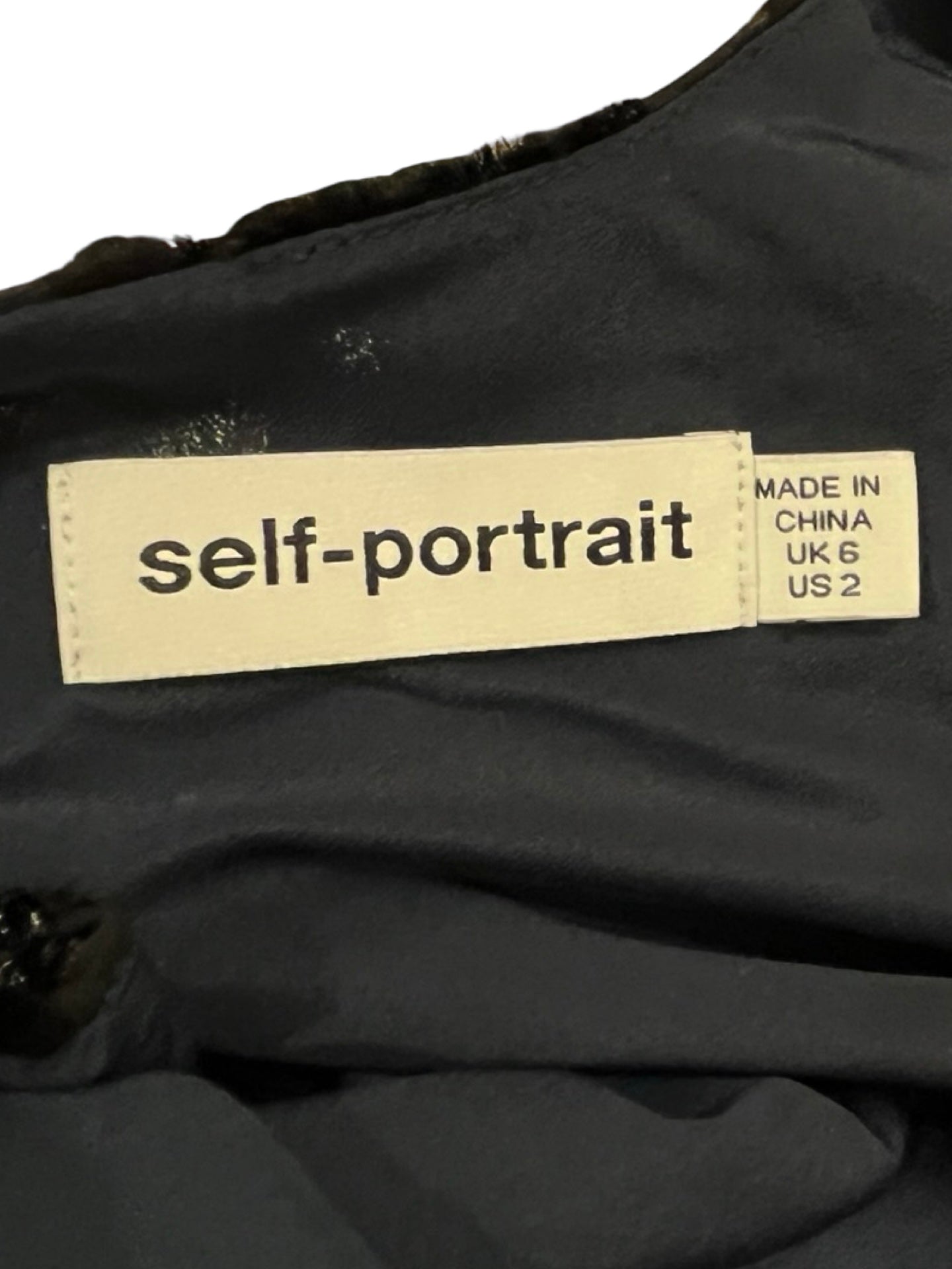 Used SELF-PORTRAIT Dress Clothes Black