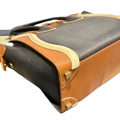 Used CÉLINE LUGGAGE Handbag Brown Black